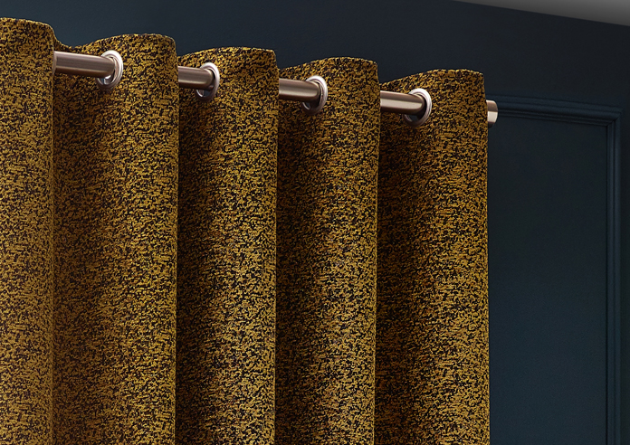 Galaxy Eyelet, Gold - Ready Made Curtains - Image 9